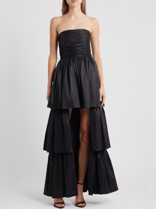 Lulus Dresses & Skirts - Lulu’s Black Tiered Maxi Dress Large B781